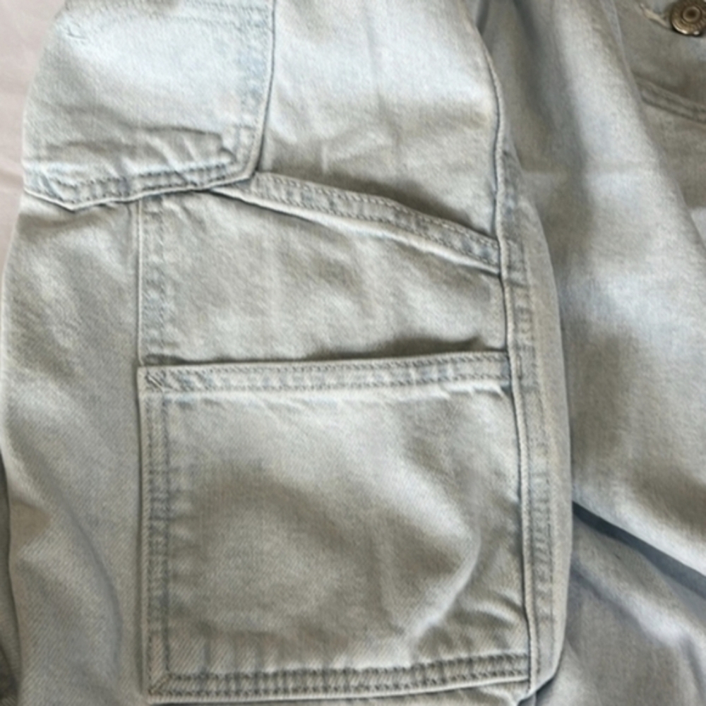 Levi's Carpenter Denim Utility Jean Overalls Light Wash - Picture 8 of 10